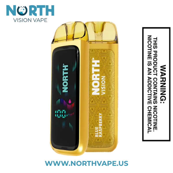 Blue Raspberry North Vision Habibi Edition 15K Puffs Disposable Vape