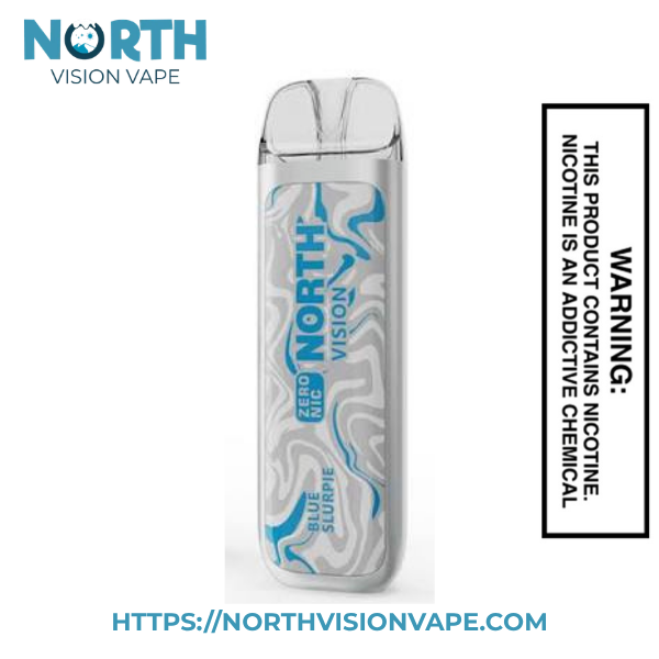 Blue Slur North Vision Zero Nicotine Vape