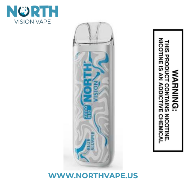 Blue Slur North Vision Zero Nicotine Vape