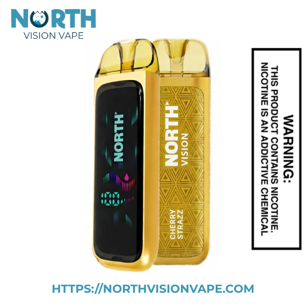 Cherry Strazz North Vision Habibi Edition 15K Puffs Disposable Vape