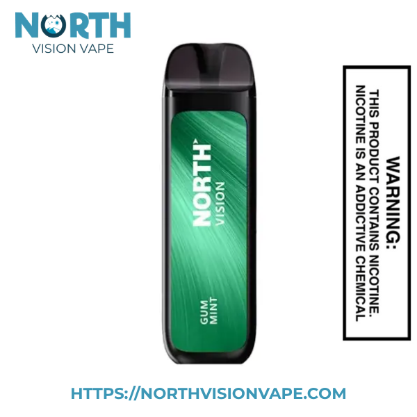 Gum Mint North Vision 15K Puffs Disposable Vape