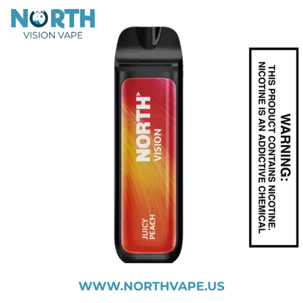Juicy Peach North Vision 15K Puffs Disposable Vape
