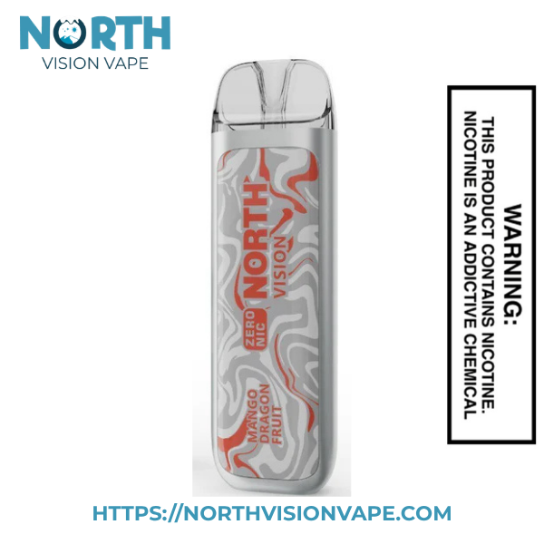 Mango Dragon Fruit North Vision Zero Nicotine Vape
