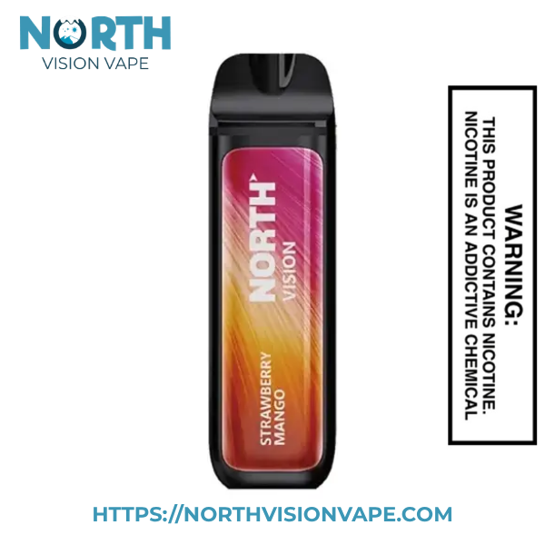 Strawberry Mango North Vision 15K Puffs Disposable Vape
