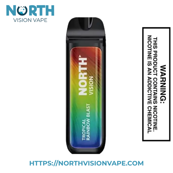 Tropical Rainbow Blast North Vision 15K Puffs Disposable Vape