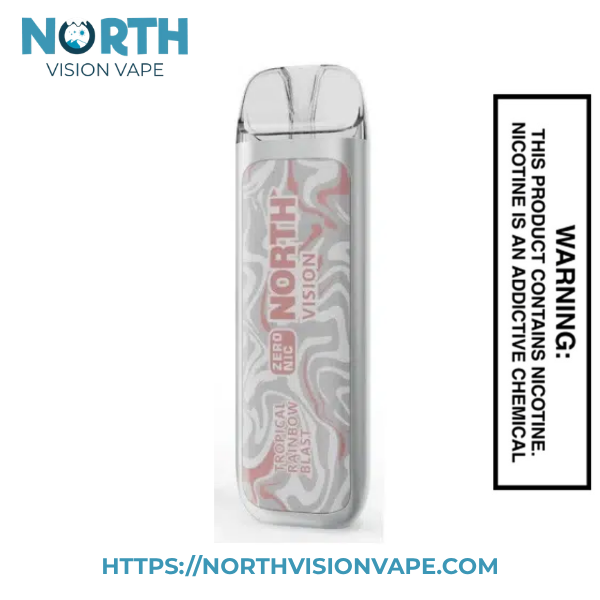 Tropical Rainbow Blast North Vision Zero Nicotine Vape