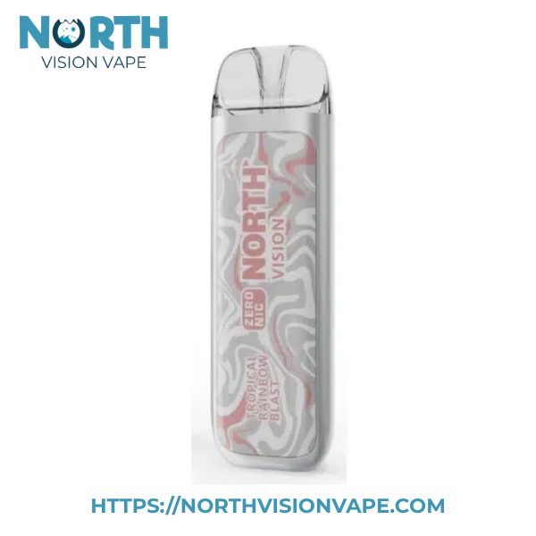 Tropical Rainbow Blast North Vision Zero Nicotine Vape