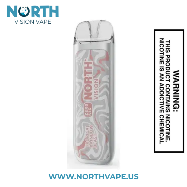 Tropical Rainbow Blast North Vision Zero Nicotine Vape